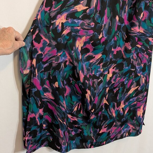 SOMA Multi-Color Maxi Bra Tank Dress; Removable Spaghetti Straps; Size XS - Picture 2 of 8